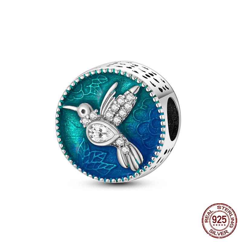 Fit Qikaola Original Bracelet Fashion Bee Astronaut Eiffel Tower Copper Charms Beads Fine Diy Birthday Jewelry For Women