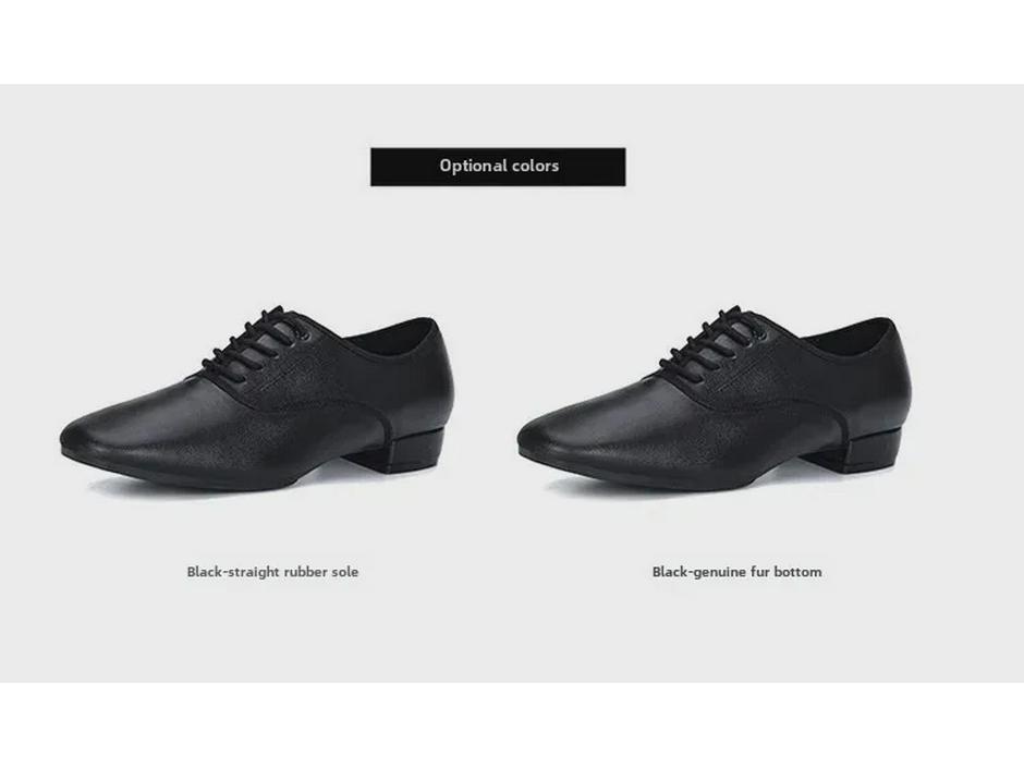 Pánské boty na společenské a latinskoamerické tance s měkkou podrážkou 2025