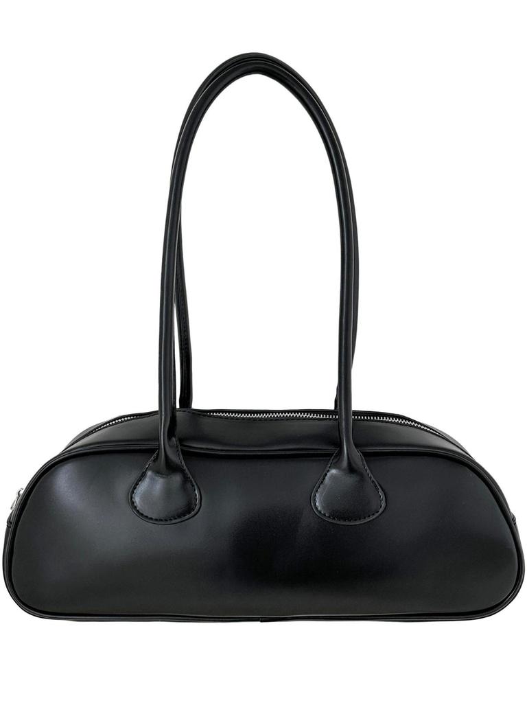 Women's French Baguette Underarm Bowling Bag - Simple Solid Shoulder Handbag