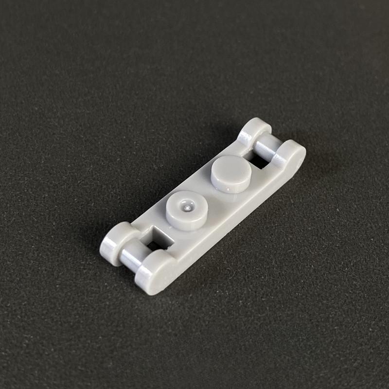 

Совместимость с небольшими частями строительных блоков, аксессуары для сборочных блоков 18649, доска 1X2 с ручкой с обеих сторон соединителя для переплета 100g