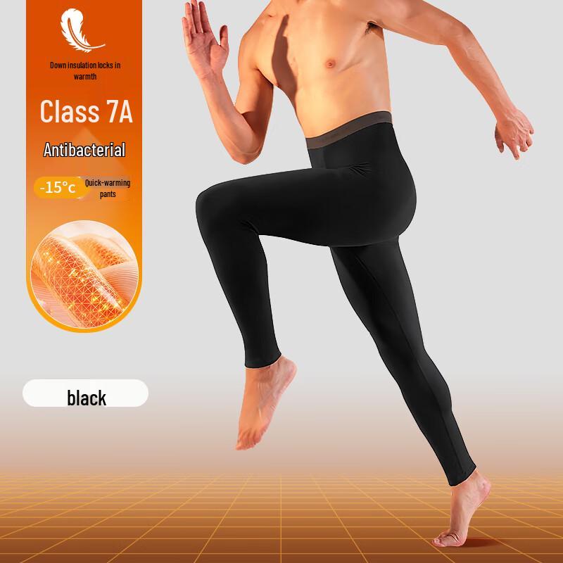 PAUL FRANK Men's 7A Antibacterial Seamless Thermal Pants