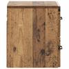 Wall Mounted Nightstand 2 pcs Reclaimed Wood Look 34.5 x 33 x 40 cm