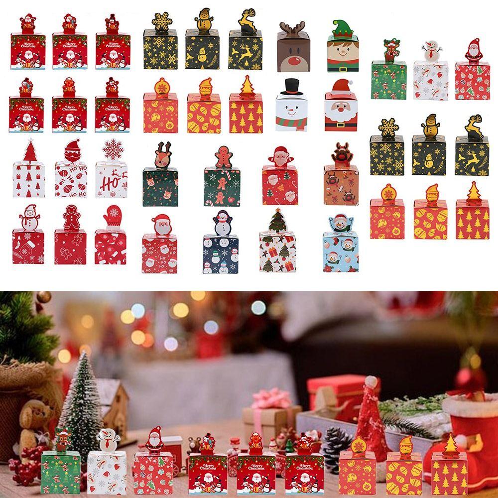 Creative Paper Christmas Gift Box Magic Book Series Multicolor Packaging Paper Boxes Book Designs Candy Box Christmas