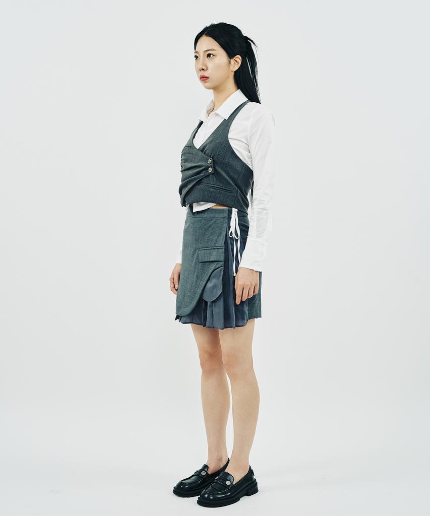 Phenomenon Cipher Lining Pleats Skirt