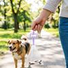 Suport Pungă Câine Forma de Os Suport Pungă Câine Suport Pungă Deșeuri Câine Atașament Mâner Lesă Hands-Free pentru Plimbare în Aer Liber Antrenament