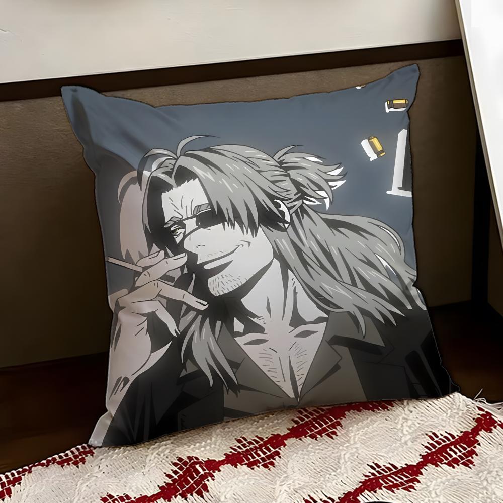 Anime GGANGSTA Cushion Cover Reversible Soft Durable Pillow Cover Home Car MultiScene Use for Daily Comfort