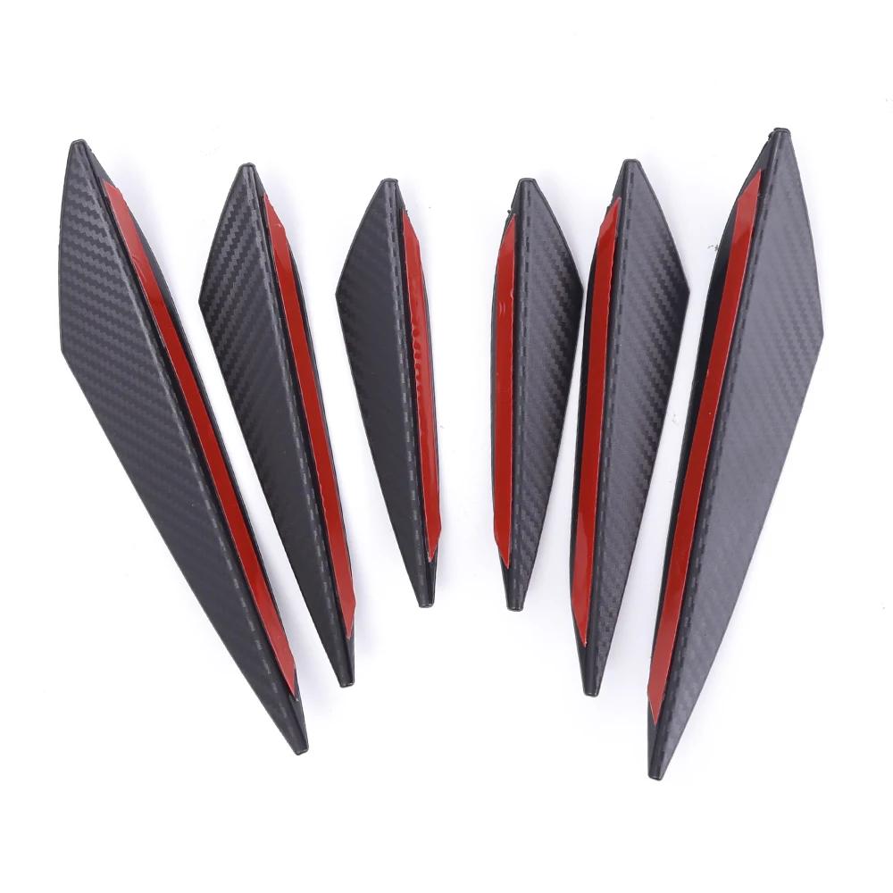 

Накладка на передний и задний бампер автомобиля, универсальный спойлер, диффузор, сплиттер, защита от царапин, удлинение, карбоновые крылья, боковая юбка