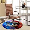 1pc Sonic the Hedgehog 3 Anime Design Round Carpet - Office Chair Mat, Non-Slip Rug for Home Decor, Living Room, Bedroom