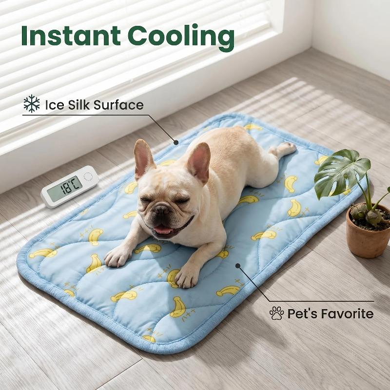 Tappetino Rinfrescante Estivo per Cani Tappetini Ghiacciati per Animali Domestici Coperta Traspirante per Gatti Divano Lavabile Traspirante per Gatti Cuccia Traspirante per Cani Animali Piccoli Letto Freddo per Animali Piccoli