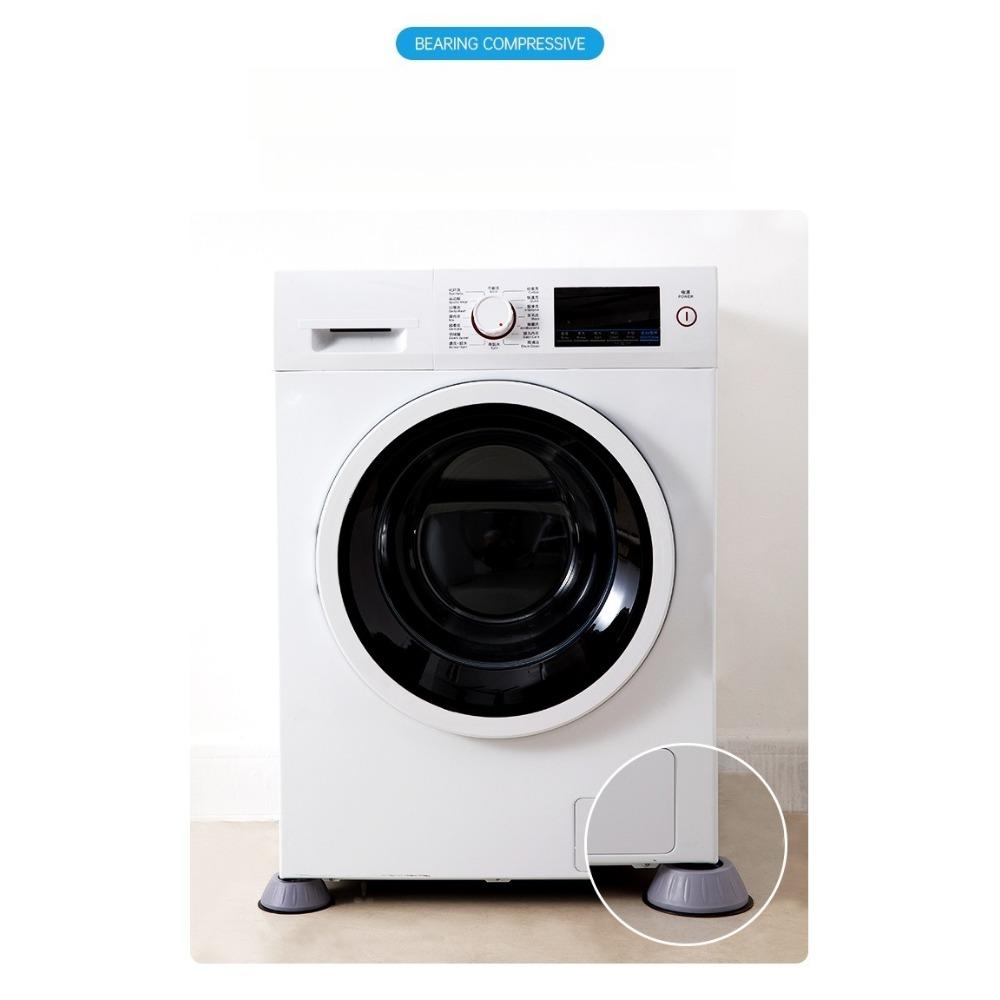 4PCS washing machine foot pad shock absorption and non-slip foot pad pulsator drum automatic general furniture heightening, silent and stable