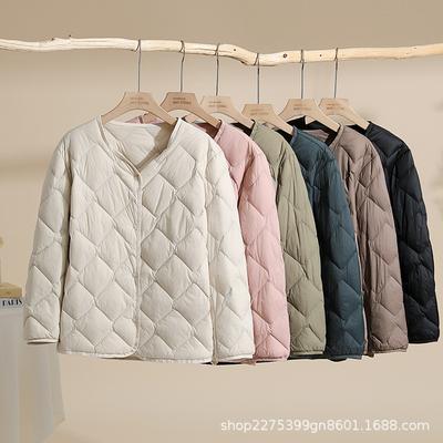 Autumn and Winter New Cloud Lightweight Down Jacket Women's Short
