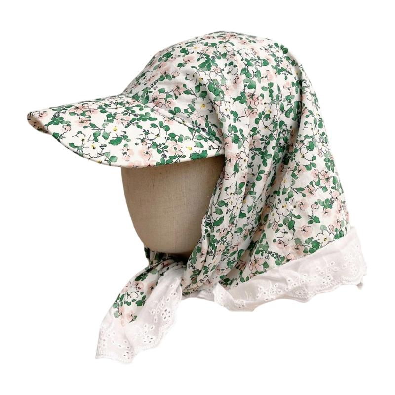 

Artistic Headscarf Hat Women Comfortable Hat Lace Triangular Headscarf Hat for Women and Men Outdoor Activity