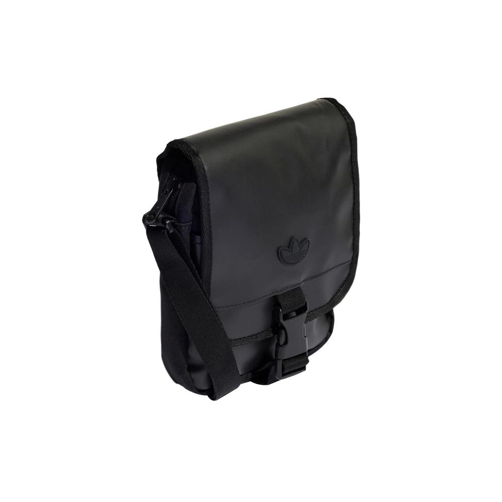 New Adidas Originals Polyurethane Cell Phone Pouch, Crossbody Bag, Shoulder Bag Unisex Black HL6726