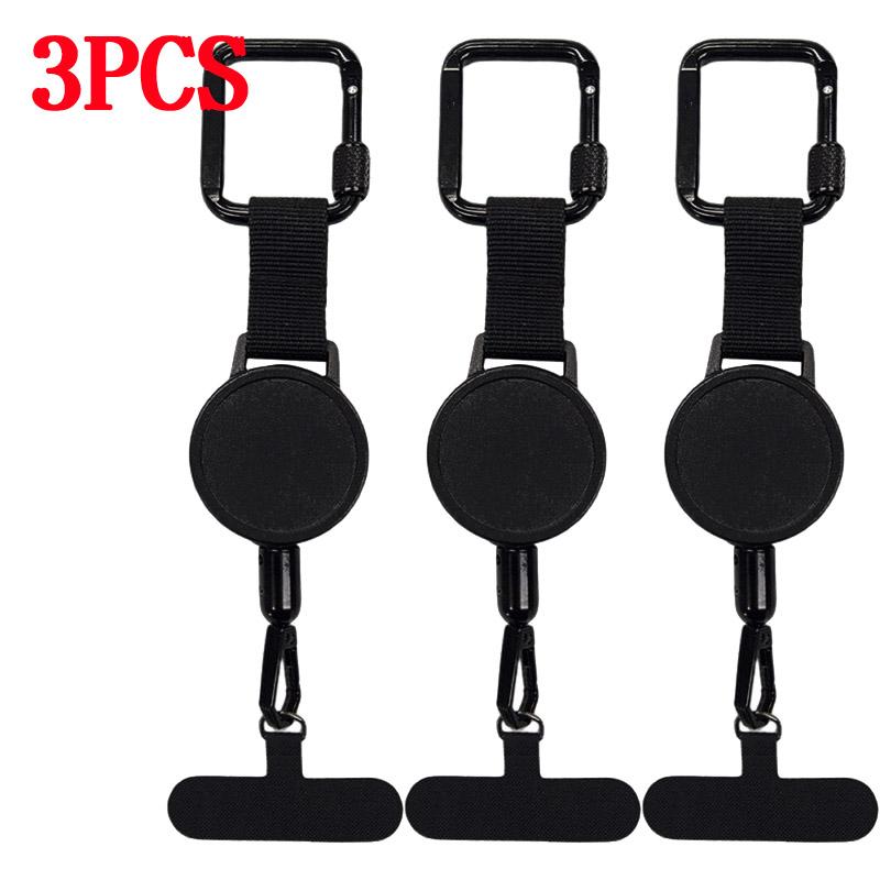Outdoor Anti Theft Phone Lanyard With Belt Clip Secure Smartphone Holder Safety Tether For Travel Hiking Running Cycling Adventures 1/2/3PCS
