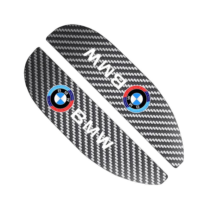 2pcs Car Rear View Mirror Sticker Rain Eyebrow For BMW 50th Kith 5 Series F20 E39 F10 F30 E90 E46 E60 G60 X5 E87 F11 G20 G32 G30