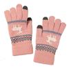 Couple Stretch Ridding Women Men Winter Gloves Knit Mittens  Gloves Christmas Gloves