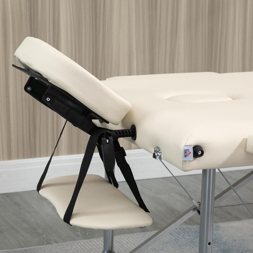 Massage Table Foldable, incl. Face Opening, Armrests, Hand Rests, Massage Table Mobile, 186 cm x 71 cm x 83 cm