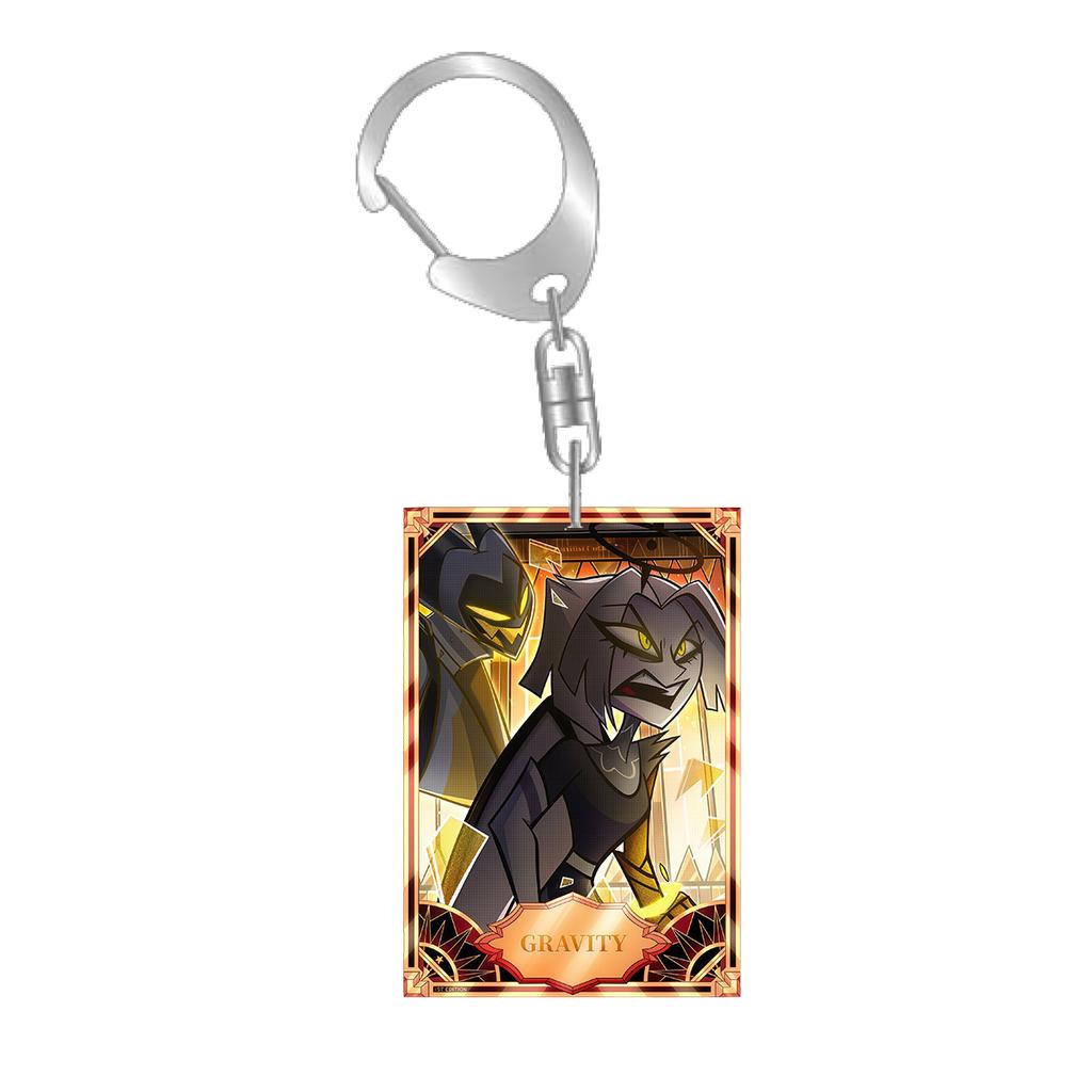 Anime Cartoons Acrylic Key Chain for Abel Peppermint 3 Vees Alastor Fat Nuggets Card Key Buckle Self-Made Student Bag Pendant