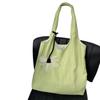 Sweet Women's Shoulder Bag Soft Shopping Bags Makeup Bags Solid Color Handbag  Girls