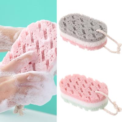 Houba na mytí těla, peelingová žínka pro dospělé, měkká, jemná, na čištění pleti, pro každodenní sprchování, exfoliace těla, úleva svalů