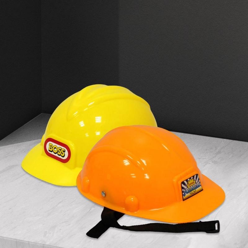 Plastic Novelty Construction Helmets Engineer Hard Hats Construction Hard Hats Kids Construction Worker Safety Hat Gifts
