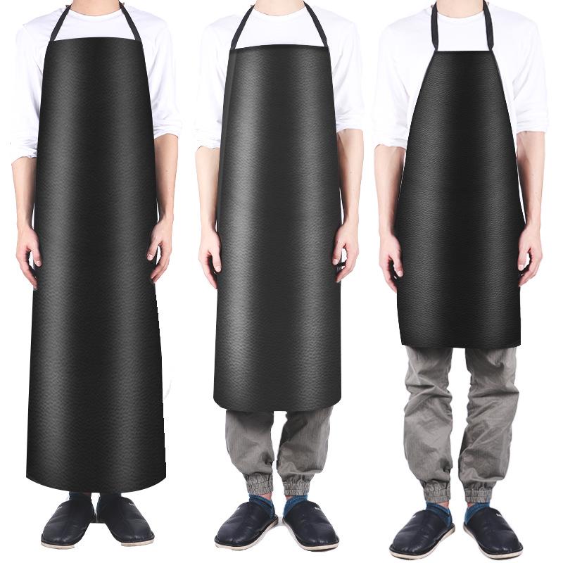 Industrial Waterproof & Oilproof PVC Leather Kitchen Waist Apron