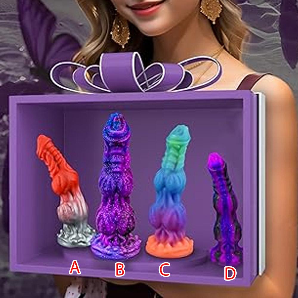 Monsterdildos Heterosexuelles Spielzeug für Erwachsene Großer Saugnapf Dicker Dildo für Frauen Pferd Hängender Silikon Riesiger Fantasy-Dildo