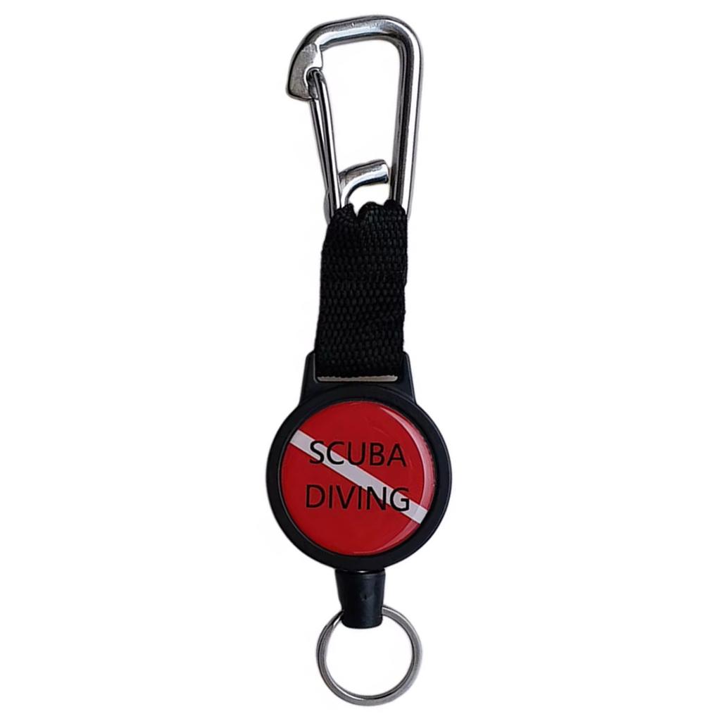 Stainless Steel Stretchable Lanyard Retractable Cord for Securing Dive Gear and Camping Equipment Diving Accessories