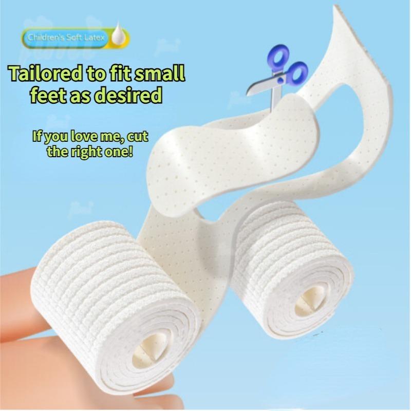 1 Roll DIY Latex Self-cut Insoles Soft Comfortable Sport Shock Absorption Shoe Inserts Adults Kids Shock-absorbing Sport Insole