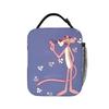 Pinks Panthers Insulated Lunch Bags High Capacity Cartoon Reusable Thermal Bag Tote Lunch Box Work  Travel Food Storage Bags