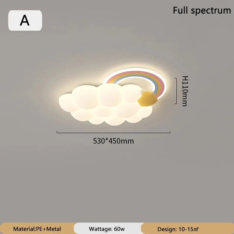 Nordic Cloud Child Stylish Ceiling Lights for Girl Bedroom Nursery Children's Room Chandelier Home Decor Lighting Luster Fixture