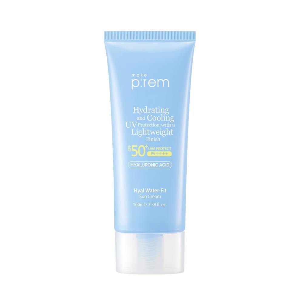 make p:rem UV Defense Me Watery Capsule Sun Cream Hydrating Hyaluronic Sunscreen SPF50+ PA++++ 100ml
