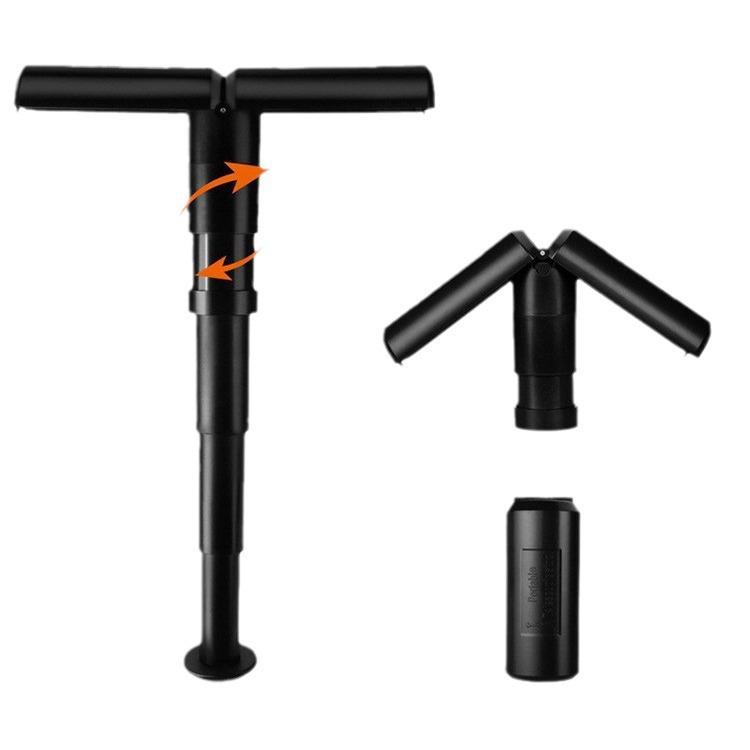 Taburete Plegable Portátil para Exteriores para Viajes y Hacer Cola - Silla Telescópica y Compacta