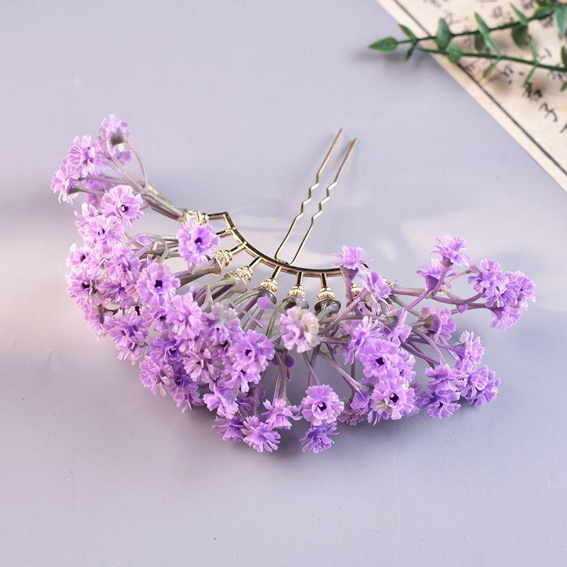 

Artificial Flower Bridal Wedding Hairpin U Shaped Hair Sticks Women Headwear Party Festival Hair Accessories