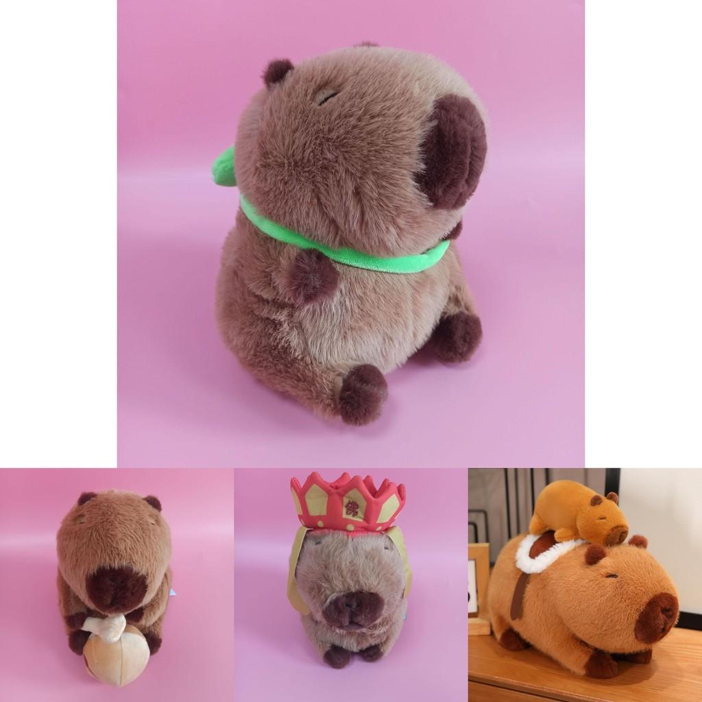 Soft Adorable Plush Capybara Toy For Kids Featuring High Quality Long Fur Material