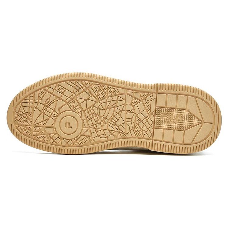 FILA Salto FX Non-Slip Shock Absorbing Durable Mid-Top Sneakers Women Sneakers Beige F12W243601FCB