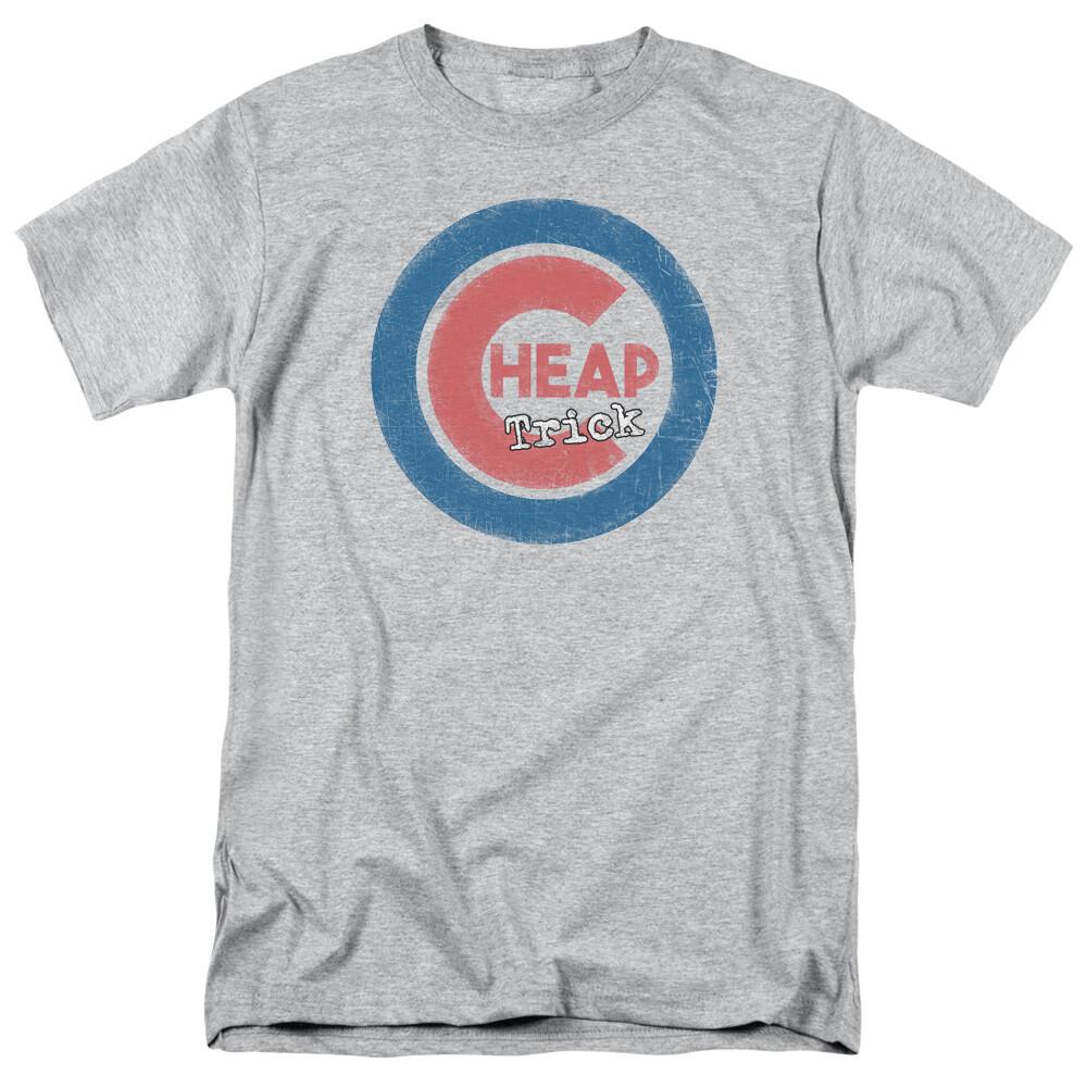 26 Cheap Trick Cheap Cub T Shirt Mens Licensed 80s Band Tee Sport Gray Unisex T-Shirt M