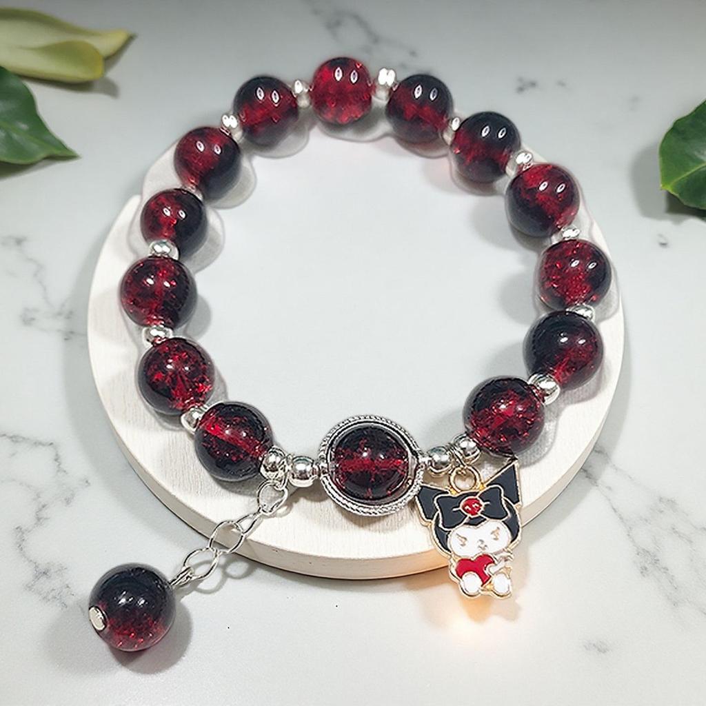 Daisy Popcorn Beaded Bracelet: Elegant Women's Hand Jewelry
