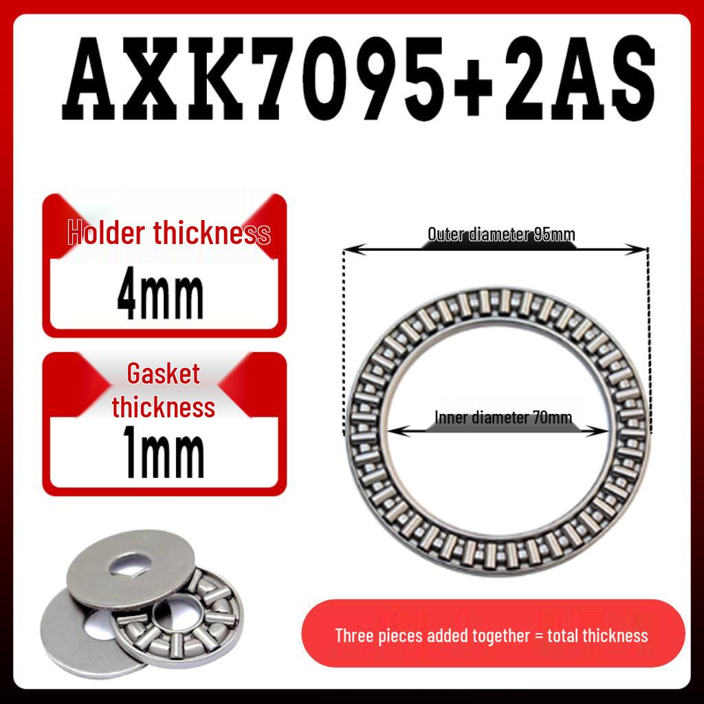 AXK Axial-Nadellager (Identifikation: 5-50 mm, Flach)
