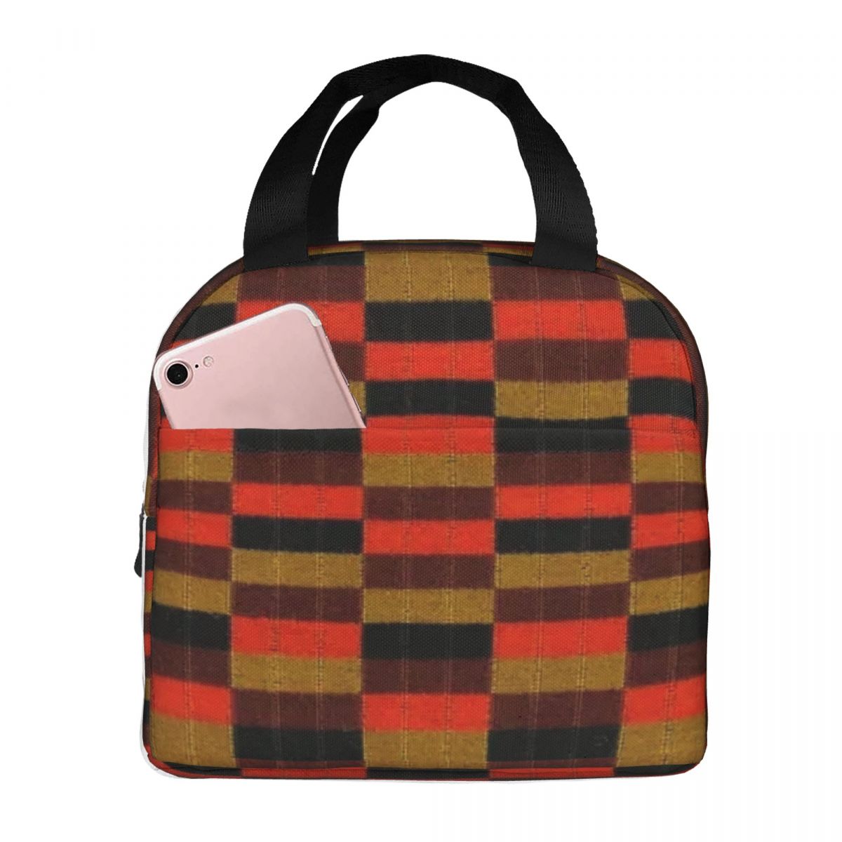 District Line Moquette Seat Cover Insulated Lunch Bag for Women Children Portable Food Boxes Thermal Lunch Box Tote One Size