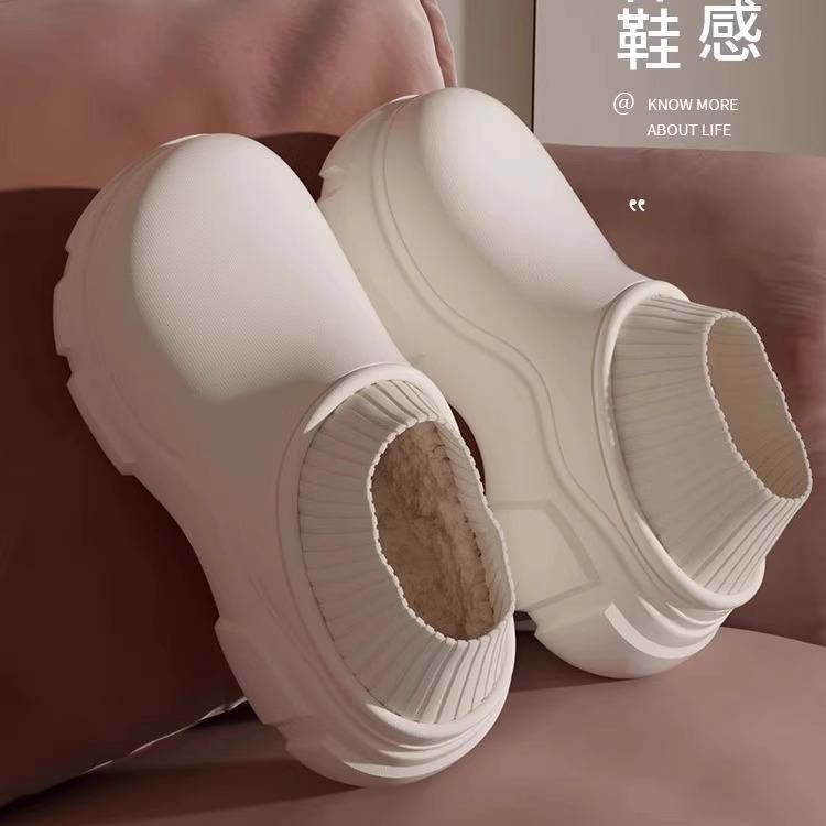 Outer Wear Bundle Bag Heel Fleece Thickened Cotton Shoes, New Home Daily Versatile Cotton Shoes In Autumn and Winter 2025