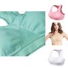 Women Breathable Padded Sports Bra With Hollow Out Design And Pure Color