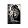 Black and White Cub Prints Modern Wild Animal Poster Colorful Tiger Wolf Canvas Painting Large Living Room Bedroom Home Decor