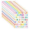 Colorful Letter Stickers 1 Inch Korean Ins Style Festival Party Decoration Mobile Phone Case DIY Handbook Material Stickers