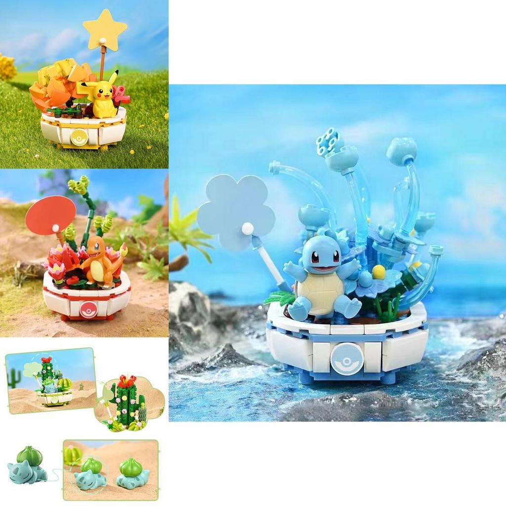 Pokémon Miniaturpflanzen Pikachu Glumanda Schiggy Bisasam Oder Pummeluff
