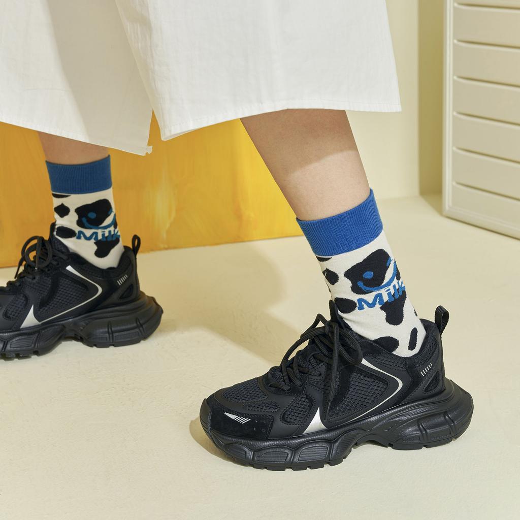 Ma Speedism Daddy Shoes 2025 New Fashion Casual Sneakers Women's Spring Light and Versatile Thick-soled Breathable Single Shoes