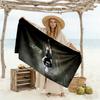 Abstract Colorful Portrait Beach Towel Super Soft & Absorbent Comfortable Lightweight
