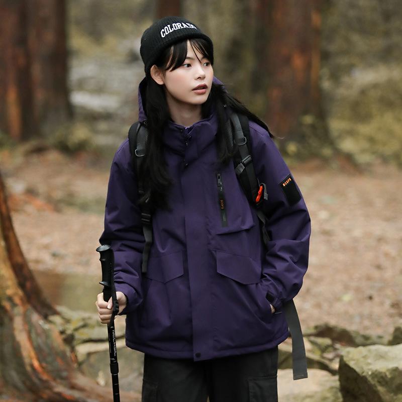 Větruodolný a voděodolný útočný oblek nadměrné velikosti pánský outdoorový turistický oblek