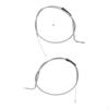 Throttle and Idle Cable Set 56579-02A Easy Installation 42inch Stainless Steel Accessories Directly