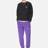 Li-Ning Professional Basketball Series Loose Plus Velvet Warm Splice Pullover Long Sleeve Sweatshirt Unisex Tops Black AWDRH51-1